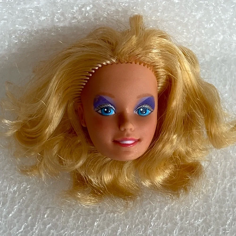 Vintage Barbie and The Rockers Doll Short Blonde Hair - HEAD Replacement Only